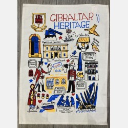 Gibraltar Heritage T-Towel by Julia Gash